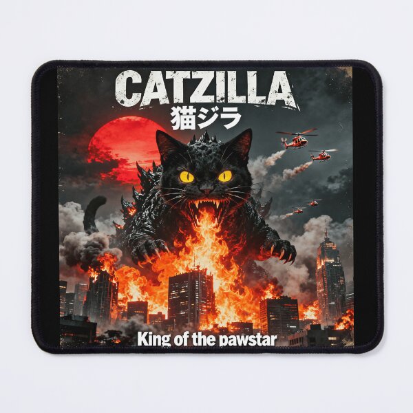 Item preview, Catzilla King of Pawstar Starts Legendary City Cat Attack War designed and sold by HumansStuck12.