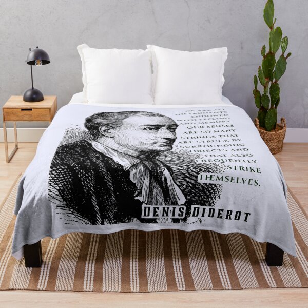 Item preview, Denis Diderot: We are all instruments endowed with feeling and memory. Our senses are so many strings that are struck by surrounding objects... designed and sold by artbleed.