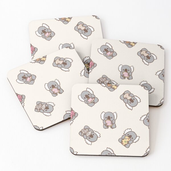 Item preview, Koala with Aussie treats (warm ivory) designed and sold by HarunaMcDesigns.