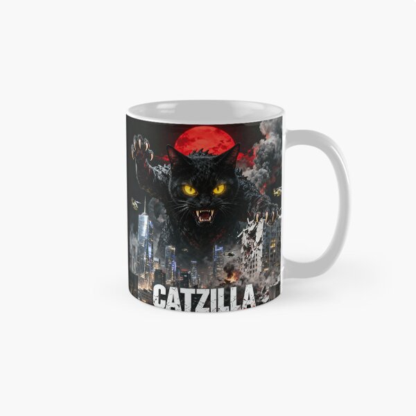 Item preview, Catzilla King of Pawstar Marches Through Relentless Cat Attack Fight designed and sold by HumansStuck12.