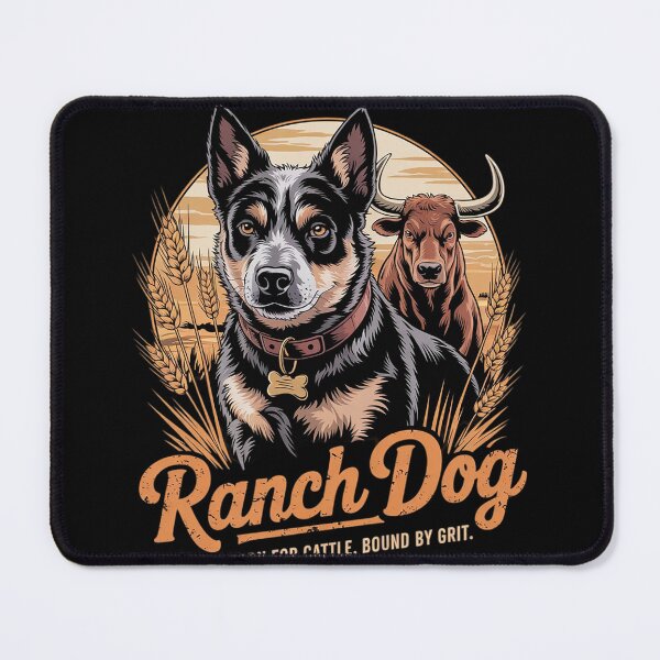Item preview, Ranch Herding Dog Cattle Farm Life Western Fall Country designed and sold by RuthGAArt.