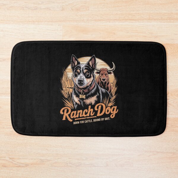 Item preview, Ranch Herding Dog Cattle Farm Life Western Fall Country  designed and sold by RuthGAArt.