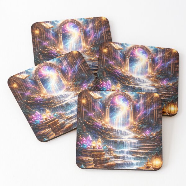 Item preview, The Library of Infinite Wonders designed and sold by TheWonkyEaselCo.