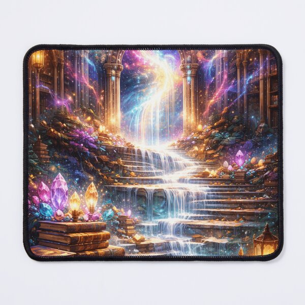 Item preview, The Library of Infinite Wonders designed and sold by TheWonkyEaselCo.