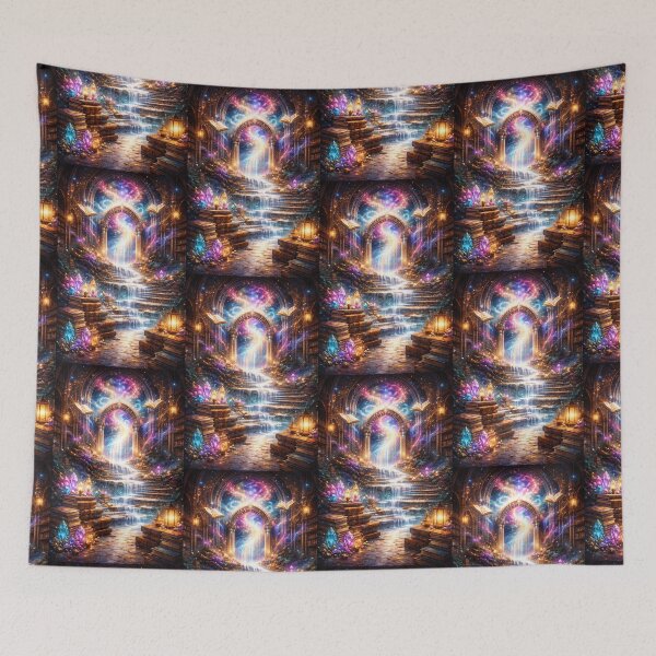 Item preview, The Library of Infinite Wonders designed and sold by TheWonkyEaselCo.