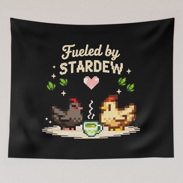 Item preview, Fueled By Stardew And Tea - Stardew Valley  designed and sold by flamingo1368.