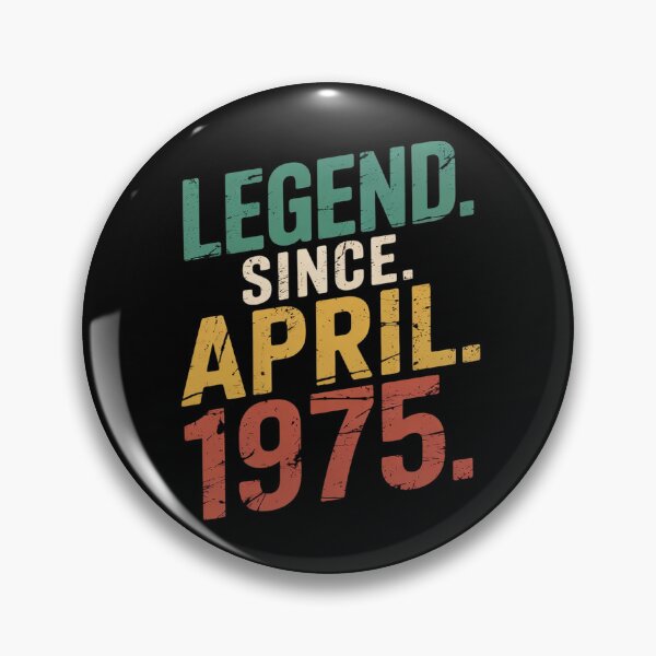 Item preview, 50 Year Old Legend Since April 1975 50th Birthday Men designed and sold by RoyTill0Art.