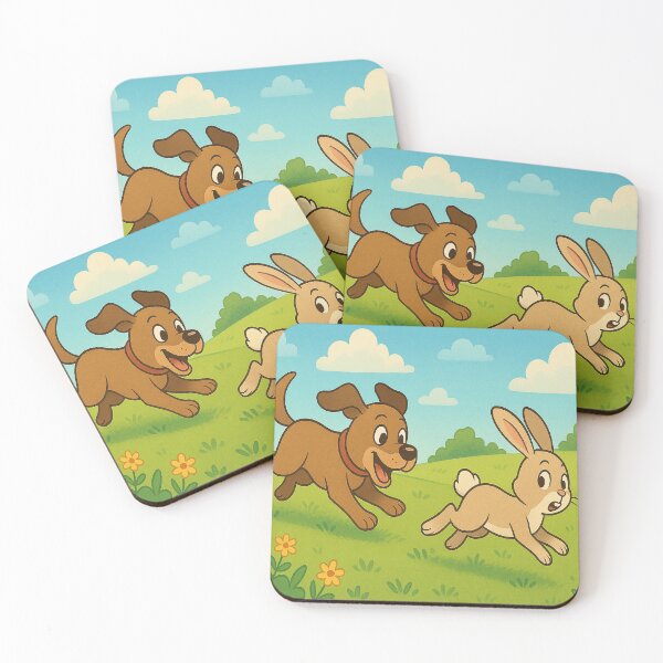 Item preview, The dog and the wild rabbit designed and sold by DinsignStudio.