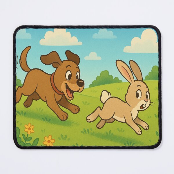 Item preview, The dog and the wild rabbit designed and sold by DinsignStudio.