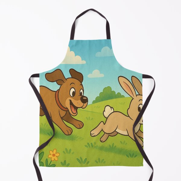 Item preview, The dog and the wild rabbit designed and sold by DinsignStudio.