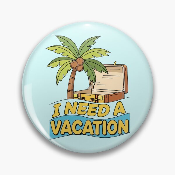 Item preview, I Need a Vacation Palm Tree and Briefcase designed and sold by nuel-art.