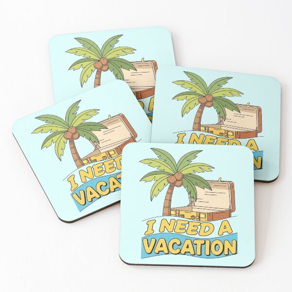 Item preview, I Need a Vacation Palm Tree and Briefcase designed and sold by nuel-art.
