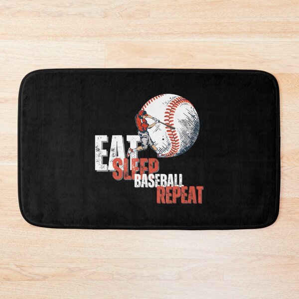 Item preview, Eat Sleep Baseball Repeat Boys Players designed and sold by hattazillsu.