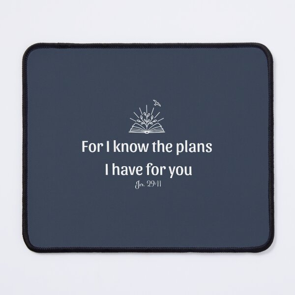 Item preview, For I Know the Plans I Have for You Jeremiah 29:11 Christian Bible Verse Design designed and sold by Gahyl7.