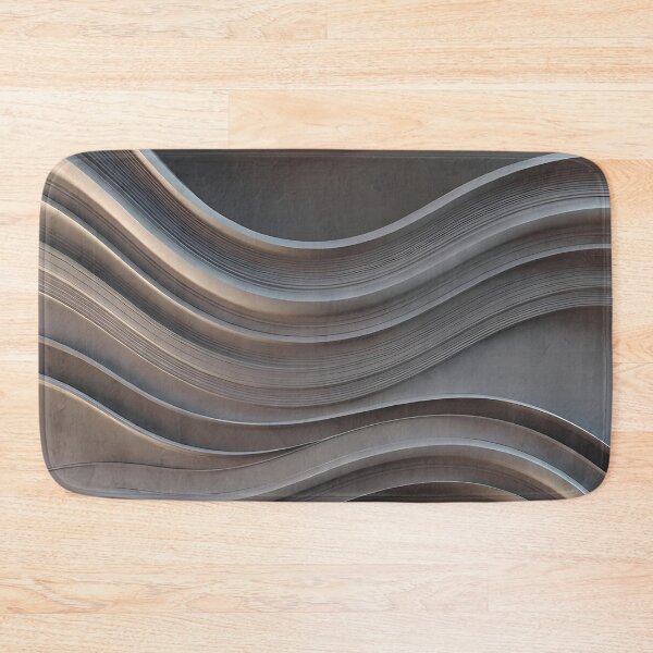 Item preview, Monochrome Wavy Abstract Texture (image size 7840x11680) designed and sold by Digital-Davinci.