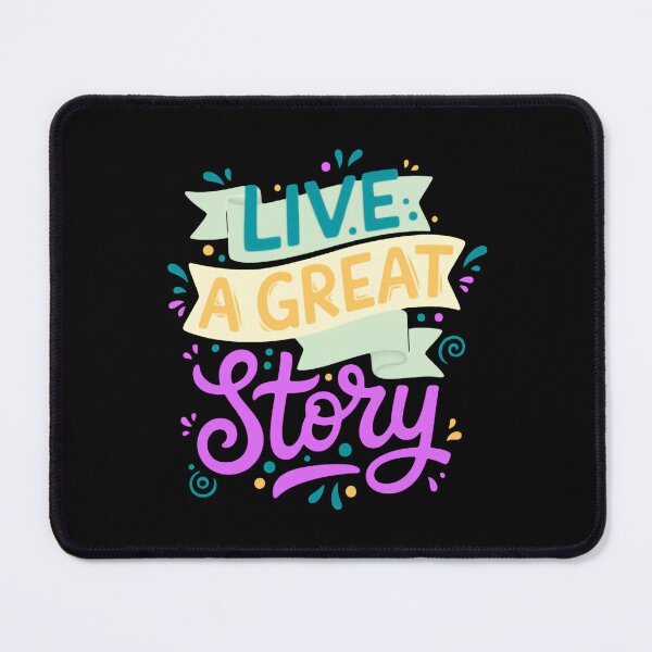 Item preview, Live A Great Story Choose Progress Over Perfection designed and sold by HumansStuck12.