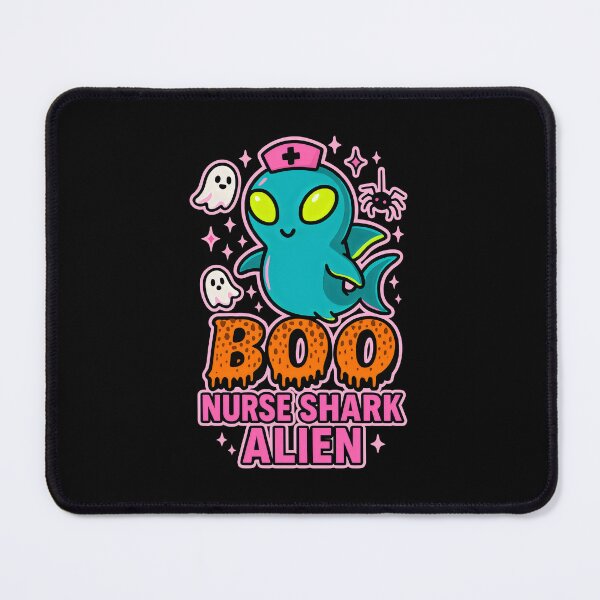 Item preview, Boo Nurse Shark Alien – Cute Halloween Nurse Design designed and sold by ClinicalHubs.