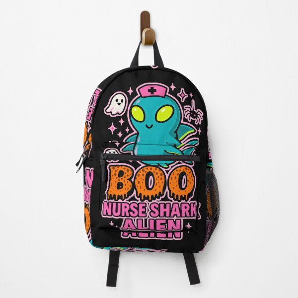Item preview, Boo Nurse Shark Alien – Cute Halloween Nurse Design designed and sold by ClinicalHubs.