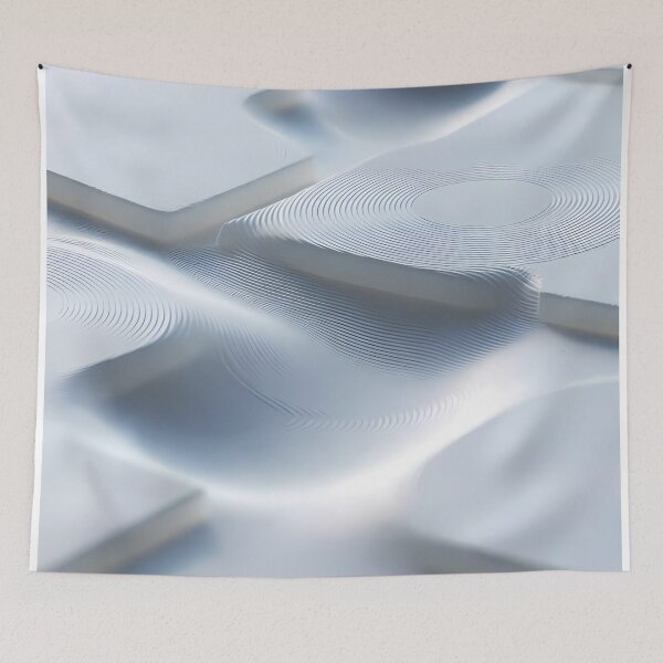 Item preview, Monochrome Wavy Abstract Texture (image size 7840x11680) designed and sold by Digital-Davinci.