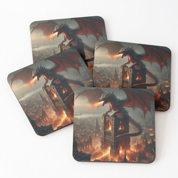 Item preview, Tower Dragon designed and sold by GalleryBrisArt.