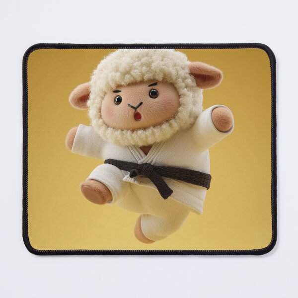 Item preview, Karate Lamb in Mid-Air Kick designed and sold by Hakubiya.
