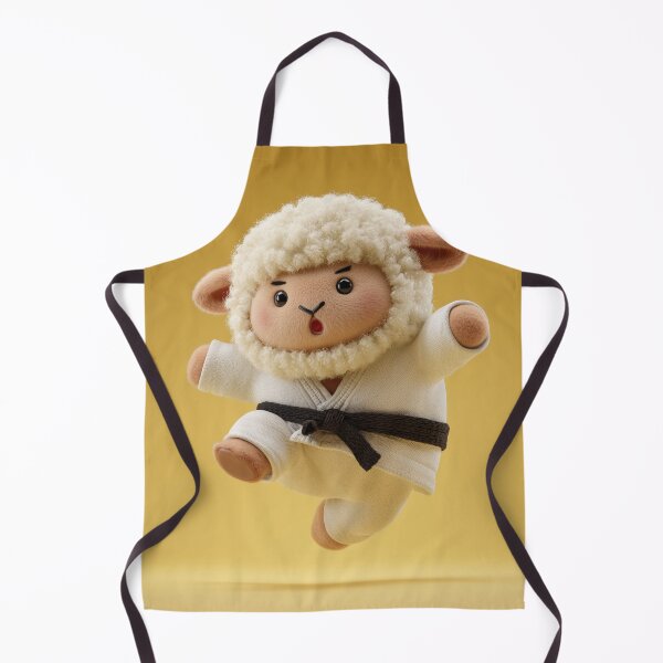 Item preview, Karate Lamb in Mid-Air Kick designed and sold by Hakubiya.