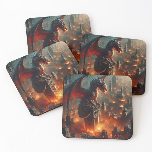 Item preview, Tower Dragon designed and sold by GalleryBrisArt.