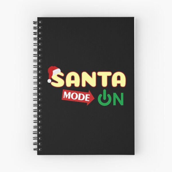Item preview, Santa Mode On – Funny Christmas Power Button Design designed and sold by PixelPlush.