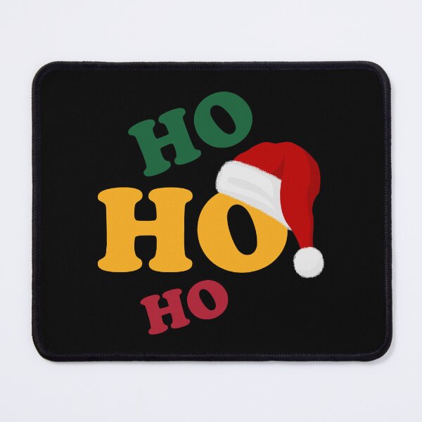 Item preview, Ho Ho Ho Santa Hat - Festive Christmas Typography designed and sold by PixelPlush.