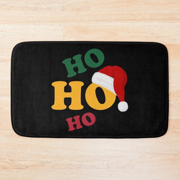 Item preview, Ho Ho Ho Santa Hat - Festive Christmas Typography designed and sold by PixelPlush.