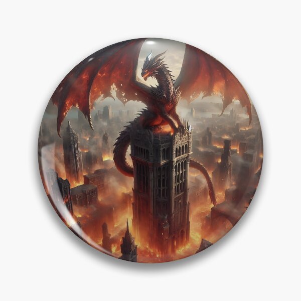 Item preview, Tower Dragon designed and sold by GalleryBrisArt.