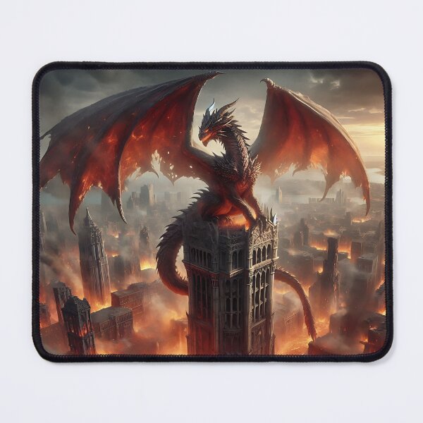 Item preview, Tower Dragon designed and sold by GalleryBrisArt.
