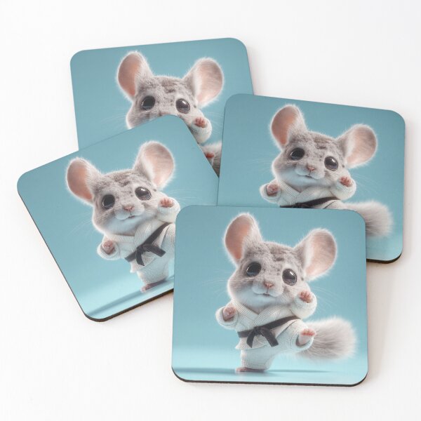 Item preview, Karate Chinchilla in Fighting Stance designed and sold by Hakubiya.