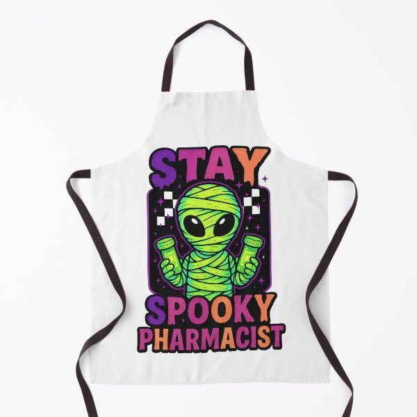 Item preview, Stay Spooky Pharmacist – Alien Mummy Pharmacy Halloween Design designed and sold by ClinicalHubs.