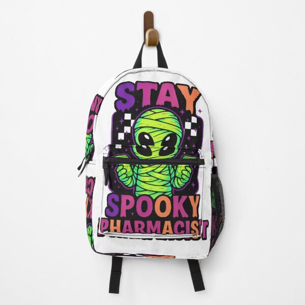 Item preview, Stay Spooky Pharmacist – Alien Mummy Pharmacy Halloween Design designed and sold by ClinicalHubs.