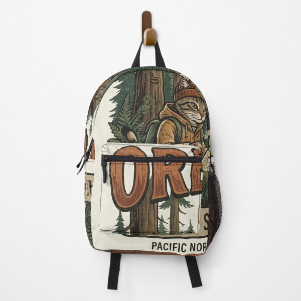 Item preview, Oregon Bigfoot Search Team - Funny Pacific Northwest Cat Art designed and sold by AdyKurniawan.