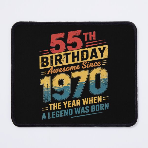 Item preview, 55 Year Old Vintage 1970 Limited Edition 55th Birthday designed and sold by RoyTill0Art.