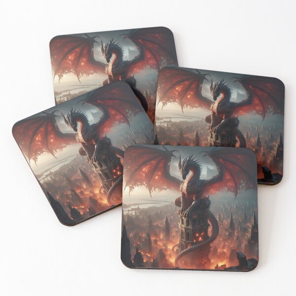 Item preview, Tower Dragon designed and sold by GalleryBrisArt.