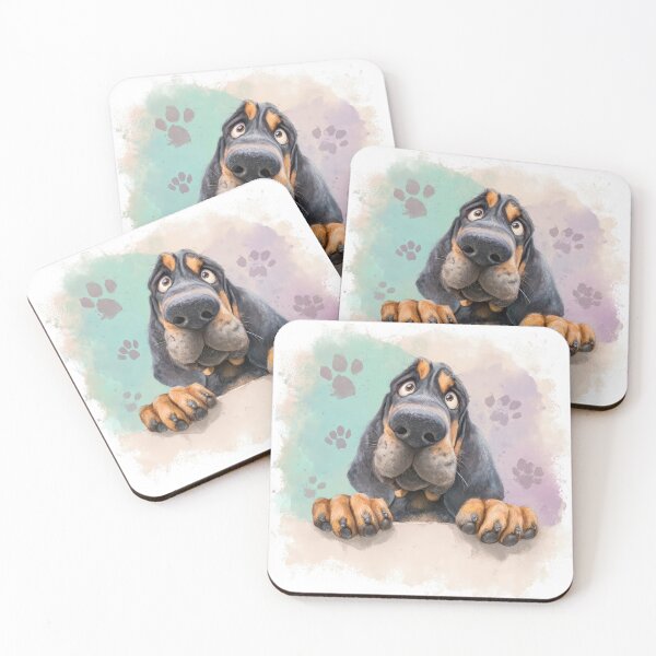 Item preview, Bloodhound Peeking over Wall 02 designed and sold by Elisabeth Lucas.