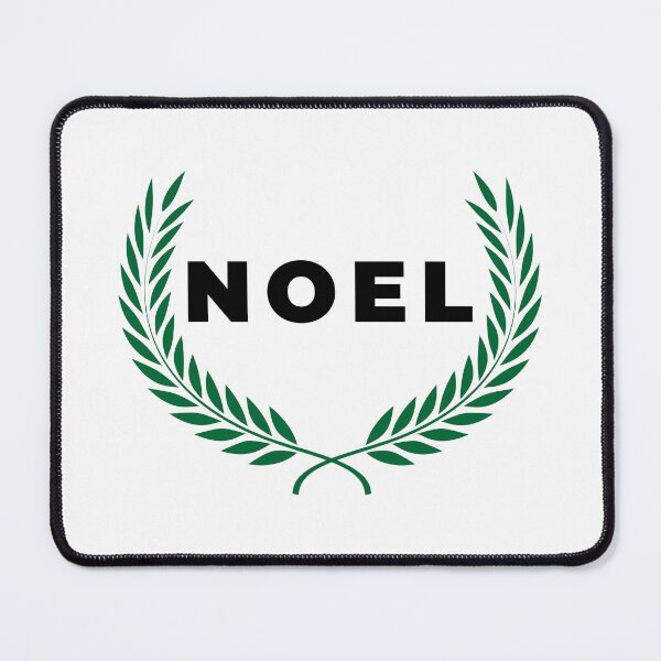 Item preview, NOEL Christmas Laurel Wreath Minimal Typography Design designed and sold by PixelPlush.