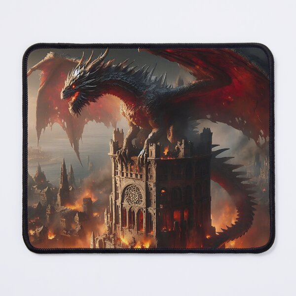 Item preview, Tower Dragon designed and sold by GalleryBrisArt.
