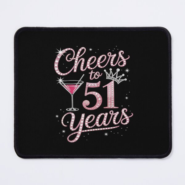 Item preview, Cheers To 51 Years 51st Birthday 51 Years Old Bday designed and sold by RoyTill0Art.