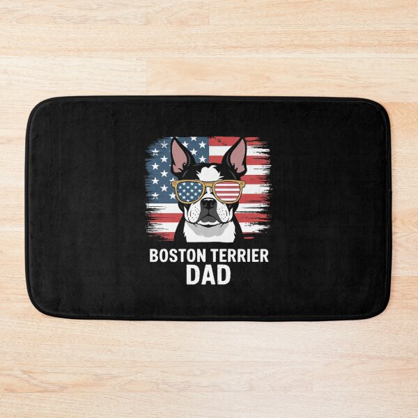 Item preview, Vintage Boston Terrier Dad American Flag Father's Day  designed and sold by RuthGAArt.