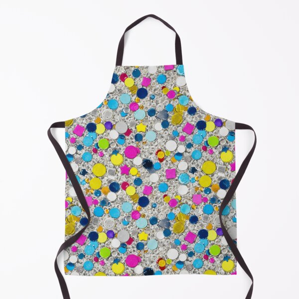 Item preview, Silver Glitter Confetti Seamless Pattern designed and sold by Kaleidoscope Print.