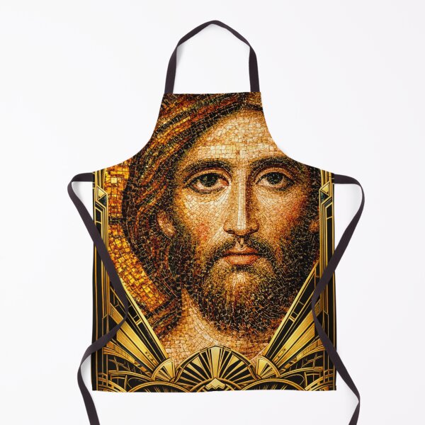 Item preview, Christ Pantocrator — Art Deco Mosaic Icon designed and sold by Sanctum Icons.