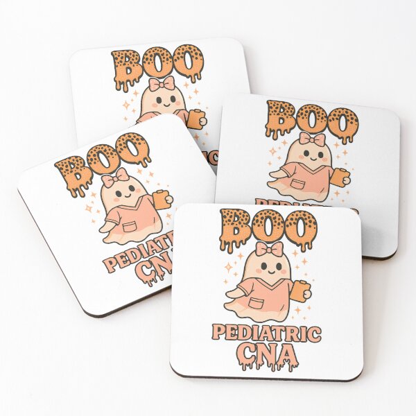Item preview, Boo Pediatric CNA – Cute Ghost Nursing Halloween Design designed and sold by ClinicalHubs.
