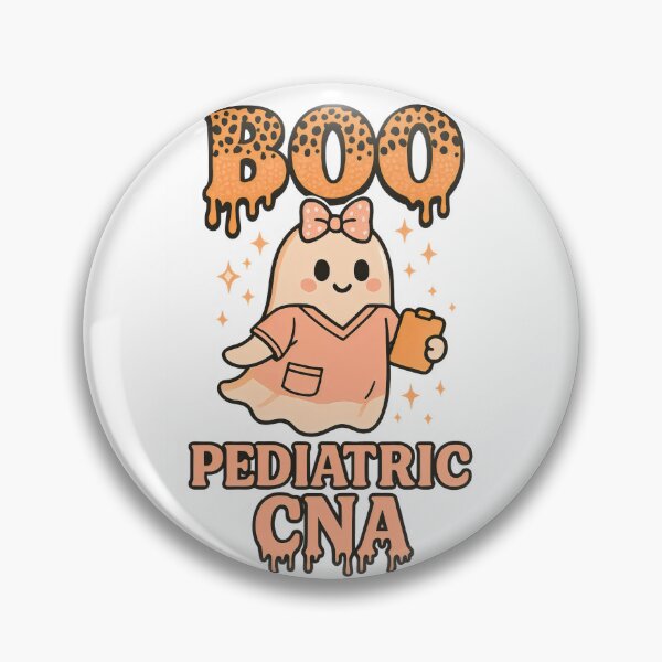 Item preview, Boo Pediatric CNA – Cute Ghost Nursing Halloween Design designed and sold by ClinicalHubs.