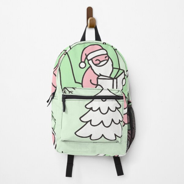 Item preview, Cozy Christmas Storybook Pattern – Santa Reading by Fireplace with Snowy Cabin & Trees for Mugs, Tote Bags & Wall Art designed and sold by CHRONIN.
