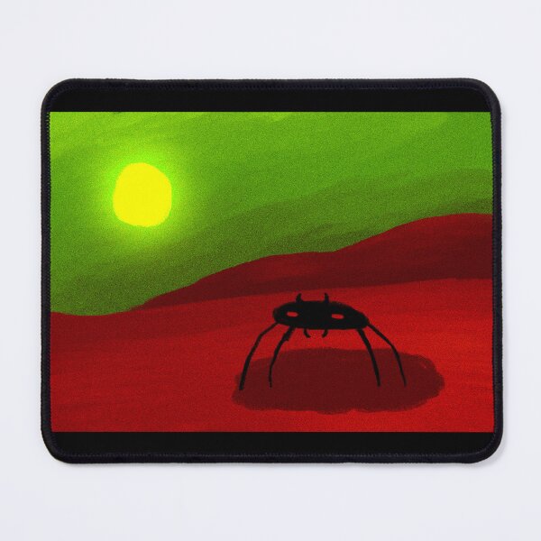 Item preview, Alien Desert Wanderer - Surreal Sci-Fi Bug Landscape Art designed and sold by BnutPutterArts.