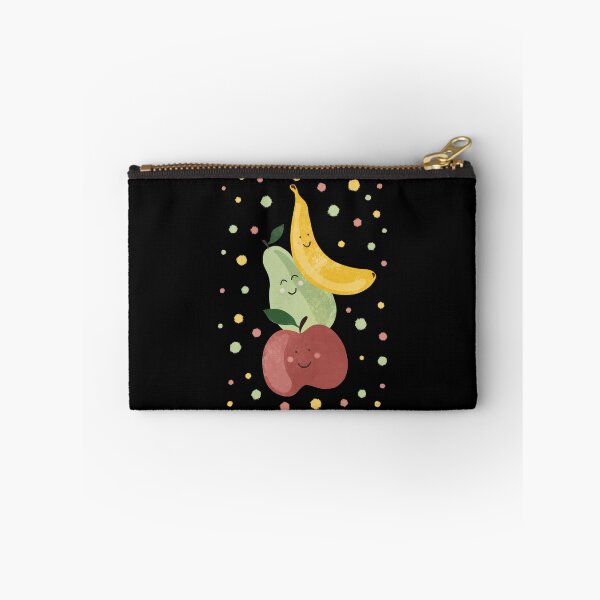 Item preview, Cute Fruit Friends – Smiling Banana, Pear & Apple Illustration  designed and sold by reyvelert.